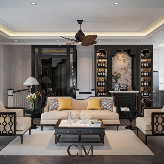 Biệt thự Indochine vượt thời gian, đậm chất nghệ thuật mang phong cách doanh nhân – sang trọng – lịch thiệp